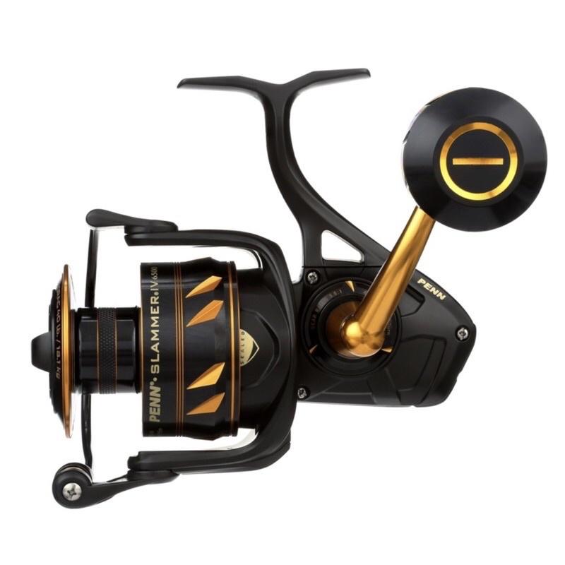 ◎百有釣具◎ PENN SLAMMER III (SLA III) 大物紡車捲線器~全金屬機身和側板 加送PE線1捲-細節圖3