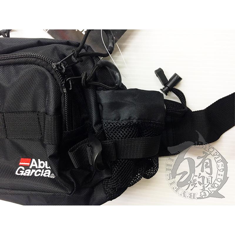 ◎百有釣具◎Abu Garcia Hip Bag Small (腰包-輕便臀包小) 現貨黑色 品番: 1396210-細節圖6