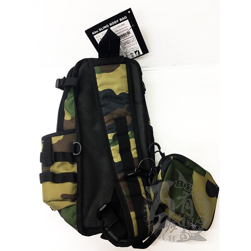 ◎百有釣具◎瑞典ABU Garcia SLING BODY BAG 直式多功能單肩包 超強機能性 黑色 /迷彩-細節圖9