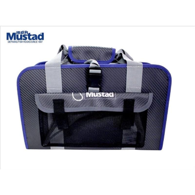 ◎百有釣具◎挪威品牌MUSTAD(慕斯達) 鐵板收納袋(大) MB020-大型鐵板專用 鐵板袋 ~多袋式設計+網眼儲物袋