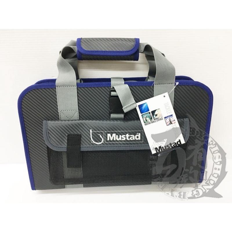 ◎百有釣具◎挪威品牌MUSTAD(慕斯達) 鐵板收納袋(大) MB020-大型鐵板專用 鐵板袋 ~多袋式設計+網眼儲物袋-細節圖5