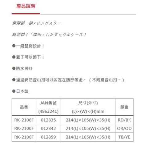 ◎百有釣具◎RING STAR RK-2100F 工具盒 (無隔板) / RK-2100W 工具盒 (有隔板)-細節圖4