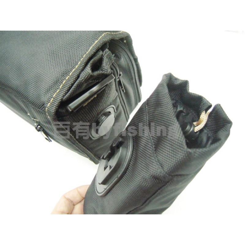 ◎百有釣具◎ V-FOX VC-5083 背式木蝦袋 可放30隻木蝦~ 材質更好增加水壺袋更實用~-細節圖3