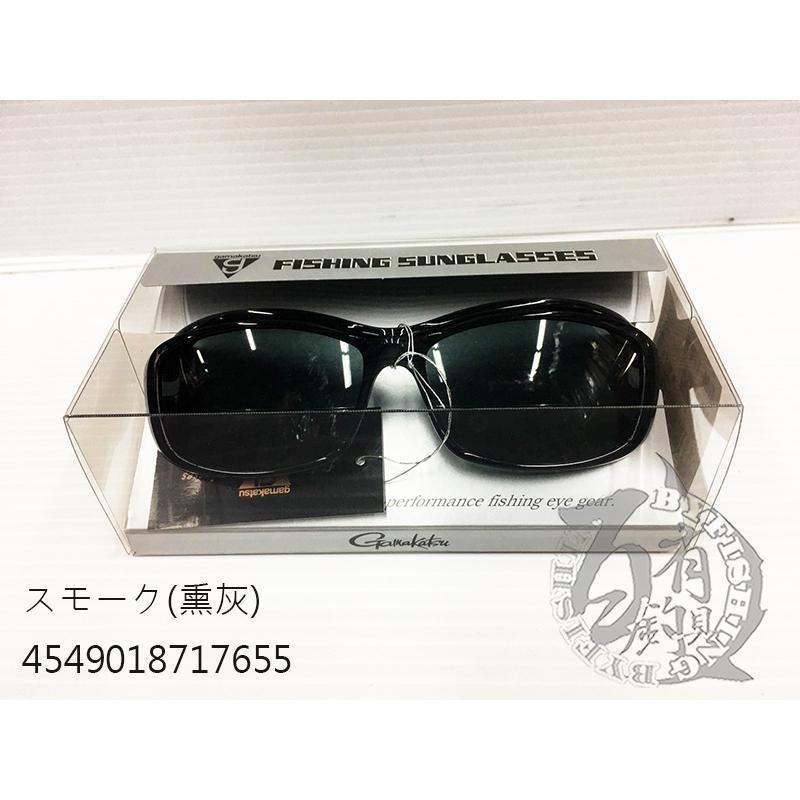 GAMAKATSU 偏光鏡 GM-1785 釣魚偏光眼鏡 (顏色:スモーク熏灰色) 4549018717655-細節圖3