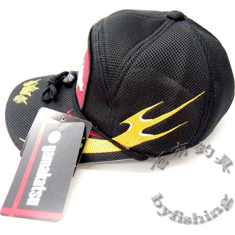 ◎百有釣具◎GAMAKATSU GM-9772 透氣網格 釣魚帽~(黑色) M號L號可選-細節圖3