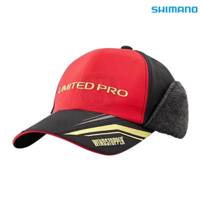 ◎百有釣具◎SHIMANO NEXUS LIMITED PRO CA-116N 紅色 防寒保暖護耳釣魚帽