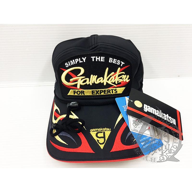 ◎百有釣具◎GAMAKATSU GM-9896 釣魚帽 GORE-TEX材質 黑紅色L 日本製造的帽子 優良防風透濕-細節圖4