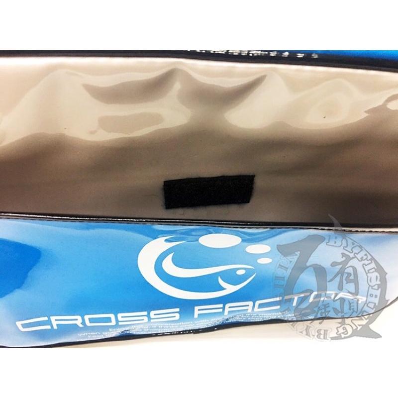 ◎百有釣具◎ 日本品牌 CROSS FACTOR CFB-38 新潮背包 銀藍色-細節圖3