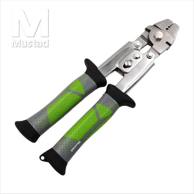 ◎百有釣具◎挪威品牌MUSTAD(慕斯達) 不鏽鋼壓管鉗 (MT118/綠標)~歐洲工業等級不銹鋼製造