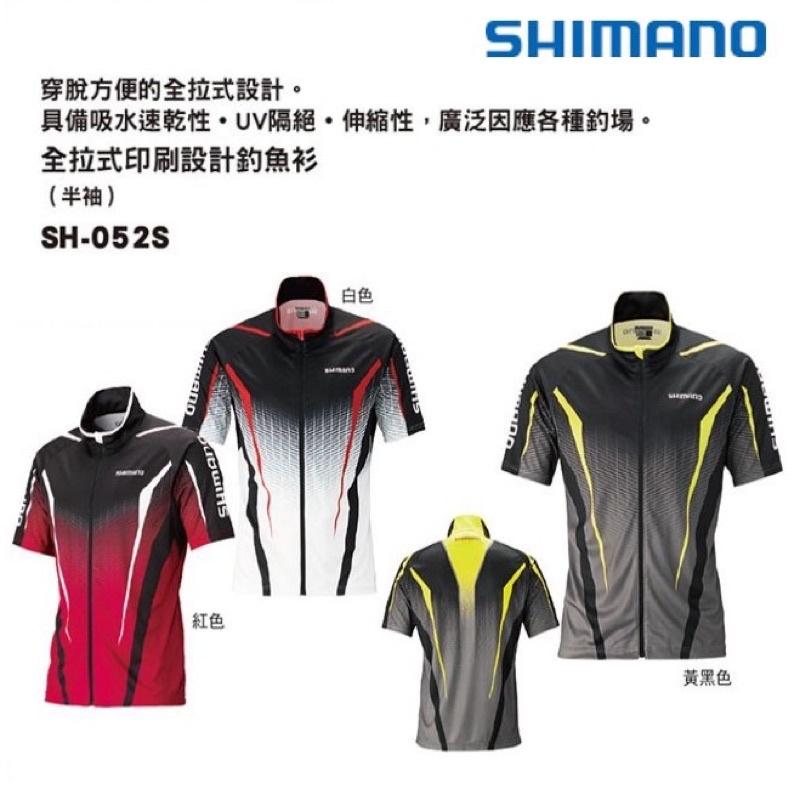 ◎百有釣具◎SHIMANO SH-052S 短袖 黑色L全拉式排汗衫-細節圖2