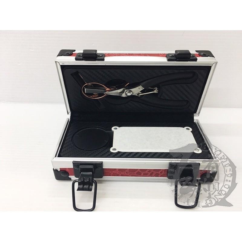 ◎百有釣具◎眼鏡偷跑盒 附工具配件 ~小巧收納 超精緻 尺寸約17*8*6cm-細節圖2
