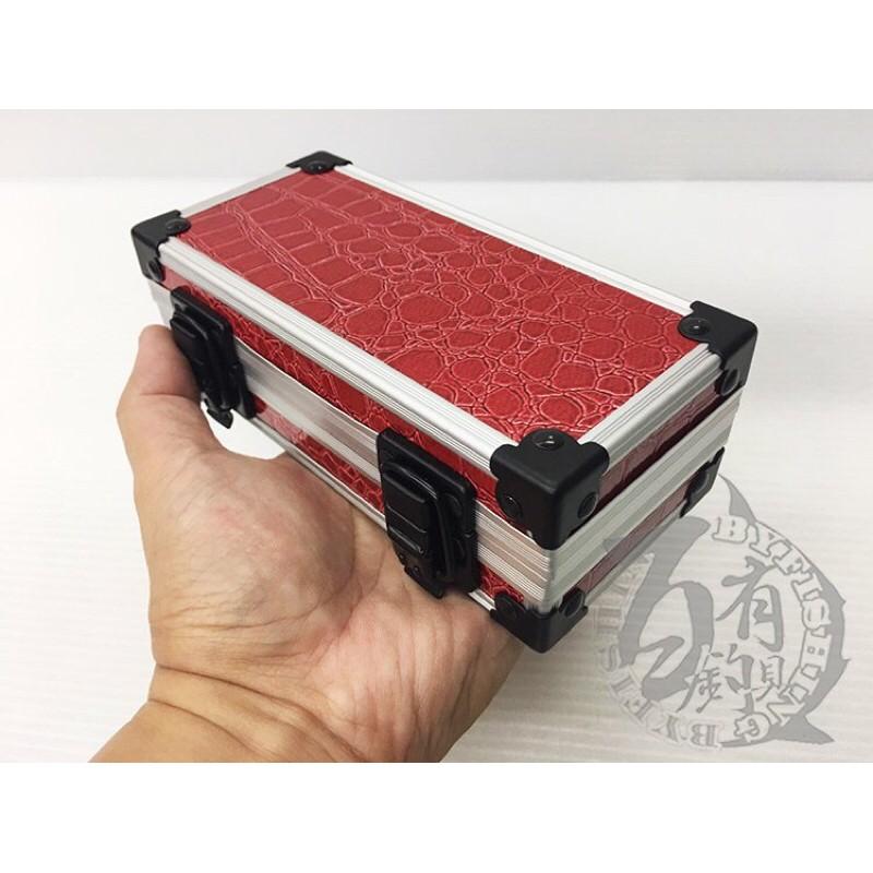 ◎百有釣具◎眼鏡偷跑盒 附工具配件 ~小巧收納 超精緻 尺寸約17*8*6cm-細節圖6
