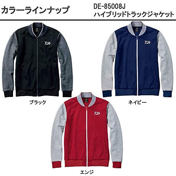 DAIWA DE-85008J 拼接帥氣運動外套 棒球外套 顏色:黑/藍 規格:L/XL【百有釣具】-細節圖2