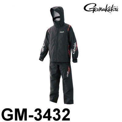 ◎百有釣具◎GAMAKATSU 防水透氣釣魚套裝 GM-3432 規格:L/LL 特價中