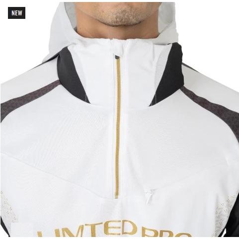 ◎百有釣具◎SHIMANO 23 SH-124W LIMITED PRO 頂級 連帽 長袖釣魚衫 白色/紅色 規格:L-細節圖5