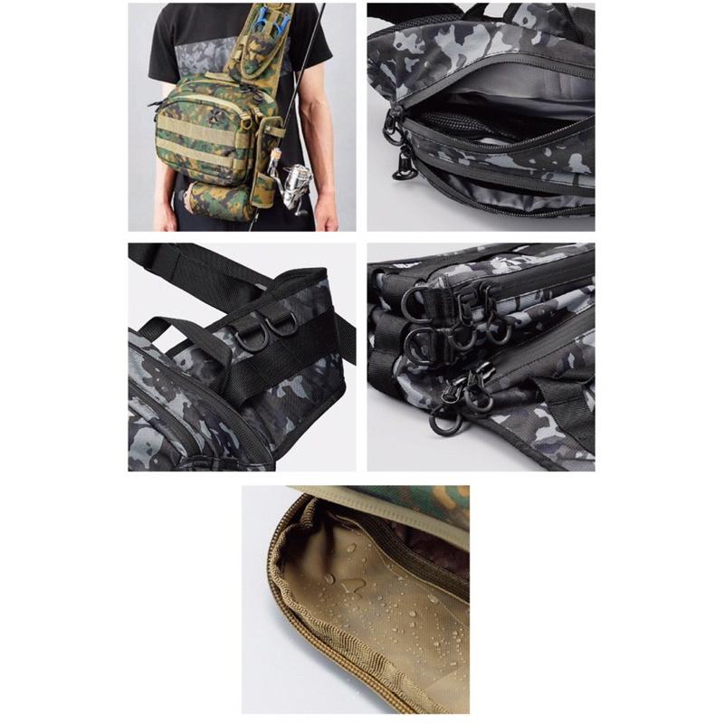 ◎百有釣具◎SHIMANO BS-211S 腰包.背包 S/M ~表面內側為防水加工-細節圖3