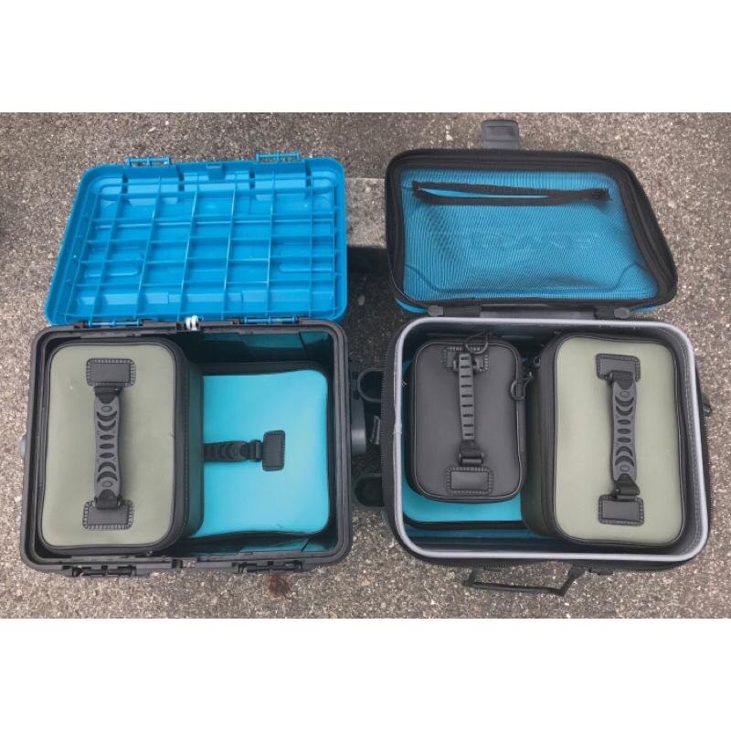 ◎百有釣具◎ GAMAKATSU  LUXXE LE-314 多功用收納盒、可手提~可放 、捲線器、電捲、假餌.等-細節圖7