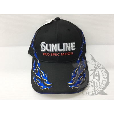 ◎百有釣具◎日本SUNLINE 立體刺繡 透氣釣魚帽 防曬帽 CP-3375 藍色