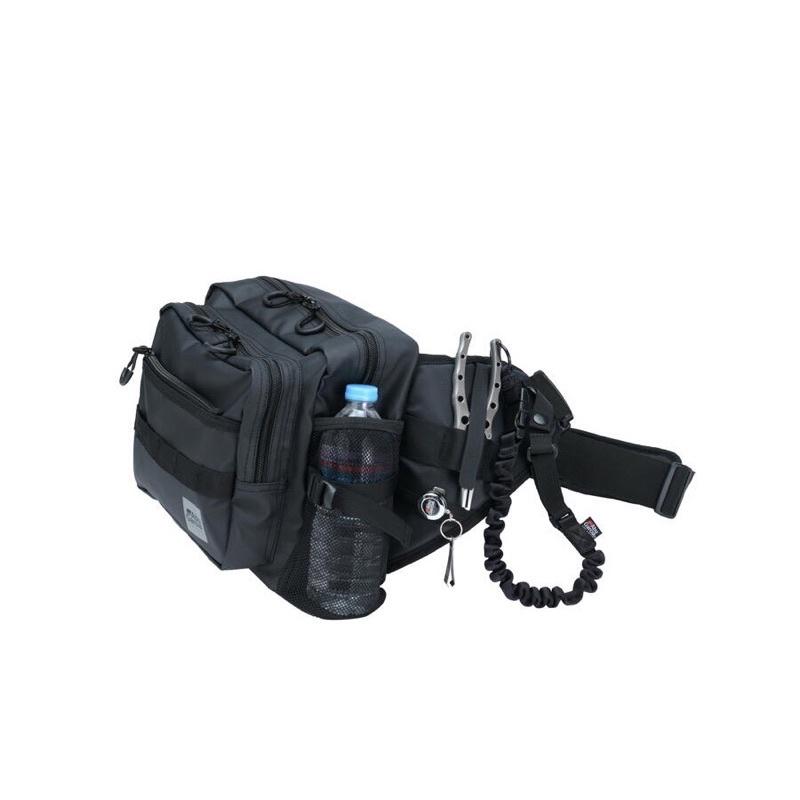 ◎百有釣具◎ ABU-多功能斜背包橫式 黑色/軍綠色 日本設計,最專業的收納包款-細節圖7