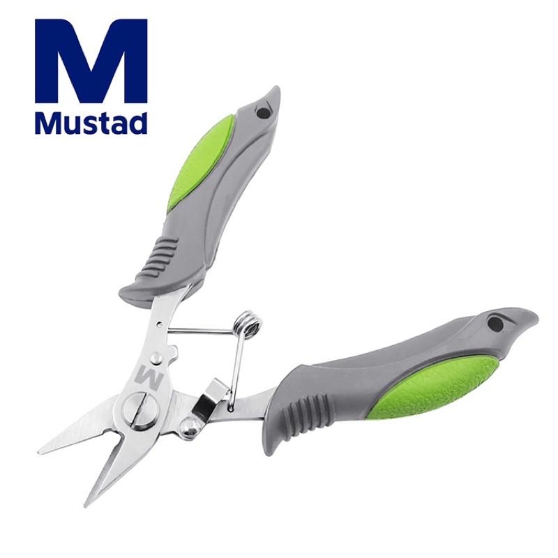 ◎百有釣具◎挪威品牌MUSTAD(慕斯達) MT120,5吋小金剛PE鋼線剪(綠標) 🔴強悍、便利、好用-細節圖2