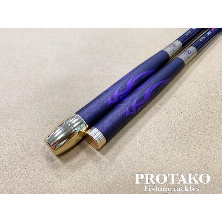 【百有釣具】PROTAKO 上興 台灣製造頂級蝦竿 「鈦勁」空心尾 規格 5/6/7 6/7/8 買就送天平蝦標-細節圖5