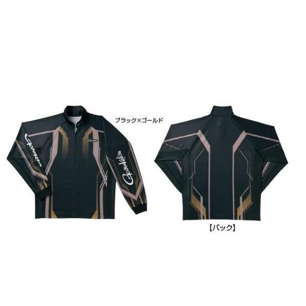 ◎百有釣具◎Gamakatsu GM-3569 Full Zip Tournament Shirt頂級長袖拉鍊排汗衫黑色-細節圖6