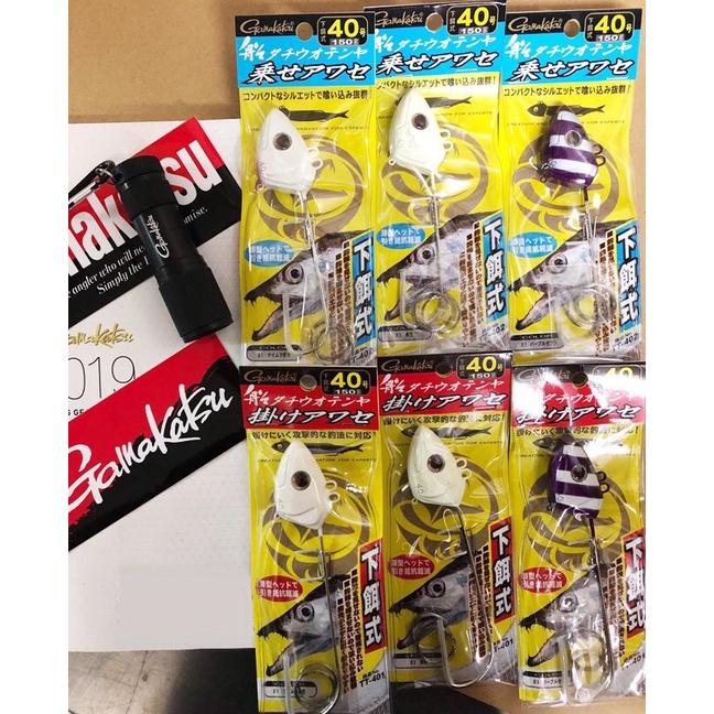 日本◎百有釣具◎ GAMAKATSU 船釣白帶魚天亞鈎 掛 下餌式  40號 (150g) 現貨夜光色-細節圖3