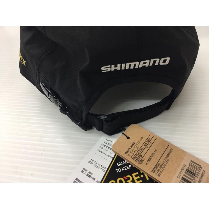 ◎百有釣具◎ SHIMANO CA-100V  22年LIMITED PRO GORE-TEX釣魚帽黑M-58.5cm-細節圖7