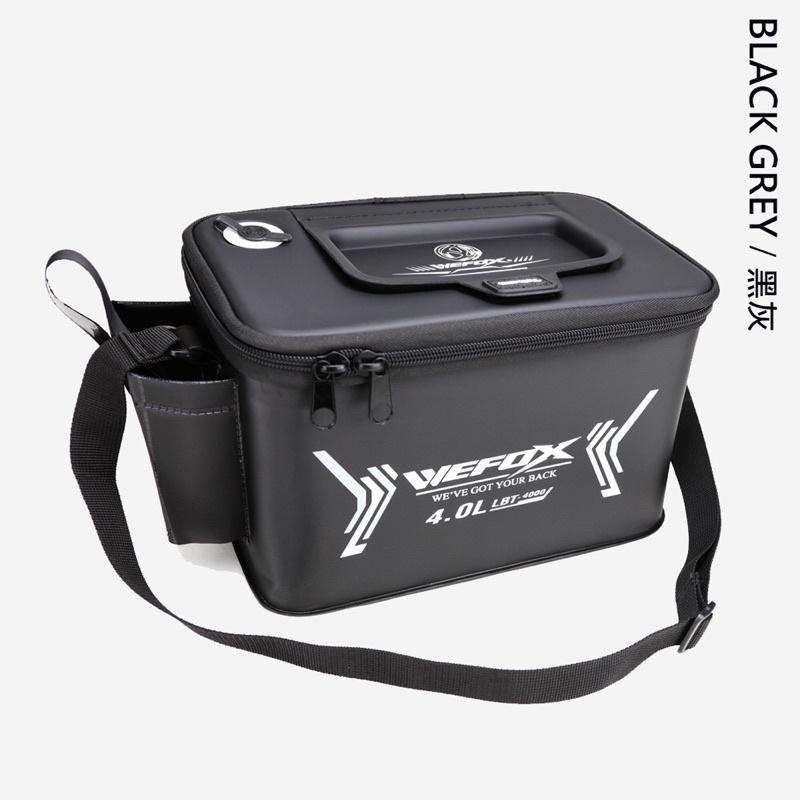 ◎百有釣具◎WEFOX LBT 400#4L/800#8L養蝦桶 養蝦桶/活餌桶 ◆本體(表面)採用加厚PU材質-細節圖2
