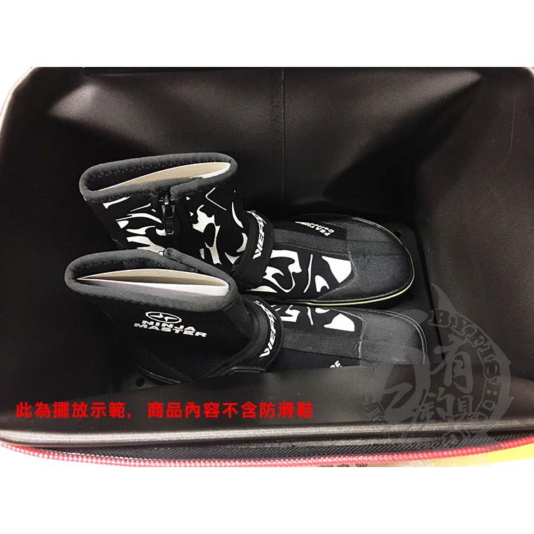 ◎百有釣具◎SHIMANO 釣魚鞋袋 BK-071R(56524)長筒專用／BK-077R(56537)短筒專用 黑色-細節圖6