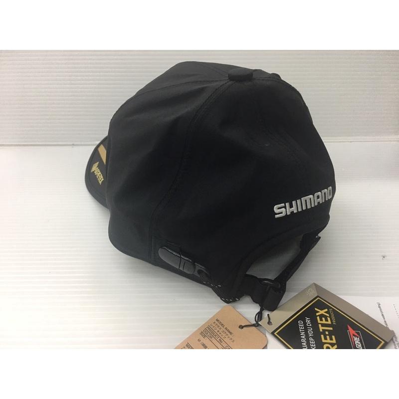 ◎百有釣具◎ SHIMANO CA-101V GORE-TEX 防水透氣 釣魚帽 黑色M（頭圍58.5cm)-細節圖8