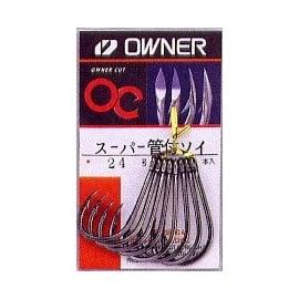 ◎百有釣具◎OWNER歐娜 太軸 管付魚鉤／剛力 管付ЛユX／Зみеみ管付ХаX PLUS／OCЗ 管付-細節圖3