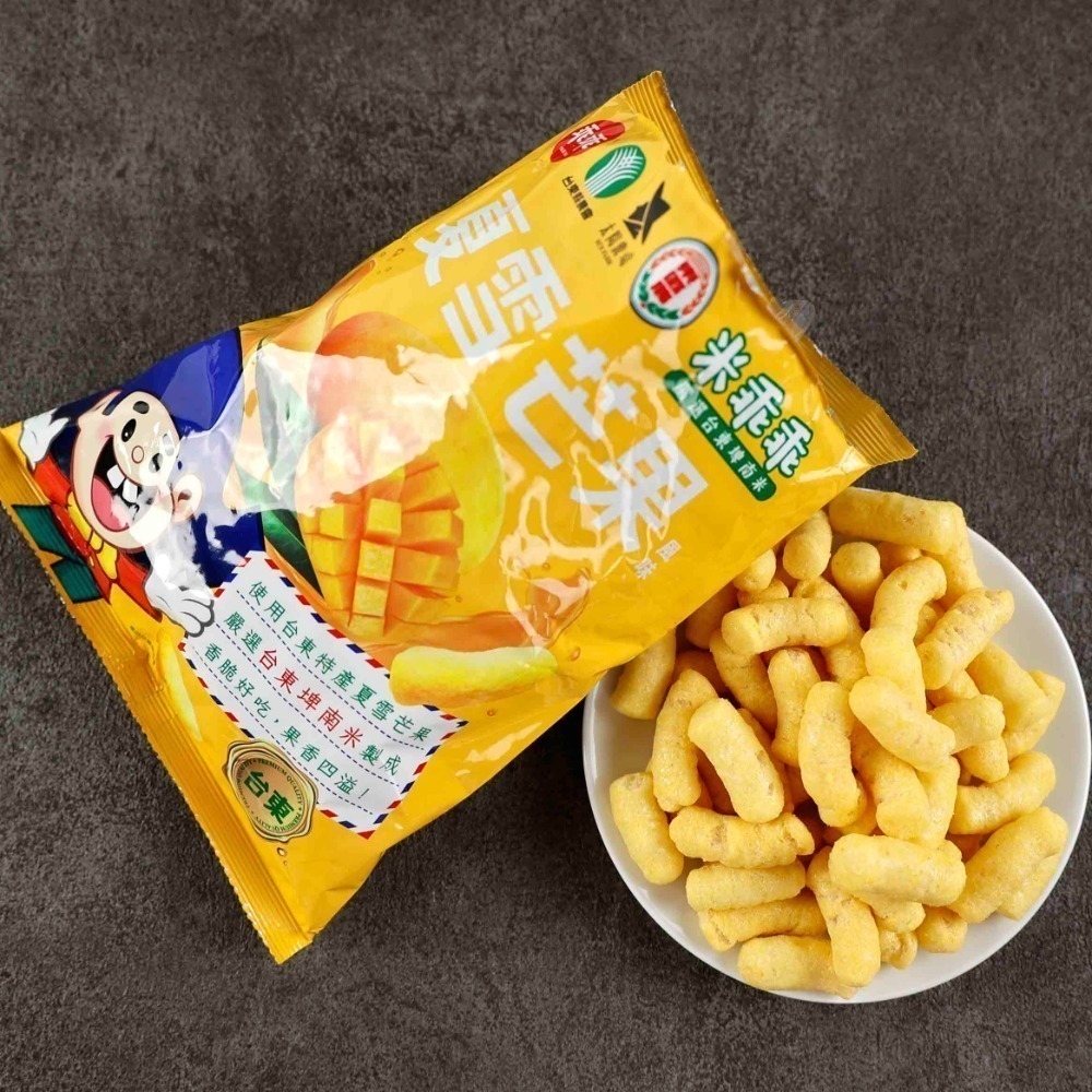 【太陽農場】米乖乖-夏雪芒果風味(12包/1箱)-細節圖3