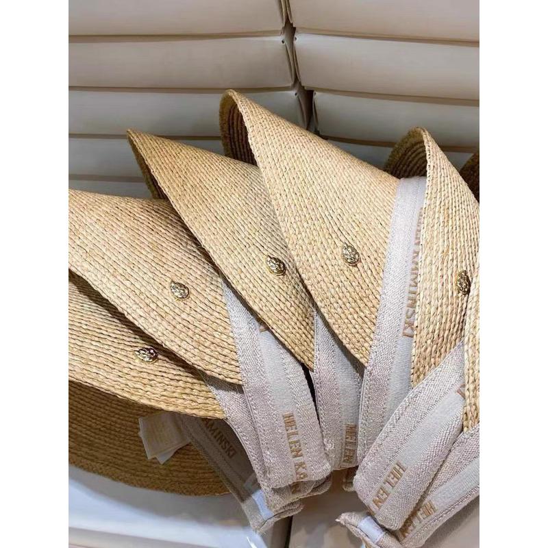 ʀᴏᴀɴɴᴀ_ᴋʀ艷陽夏日遮陽神器日本🇯🇵拉菲草帽極細草夏季出遊防曬帽空頂帽遮陽帽-細節圖2