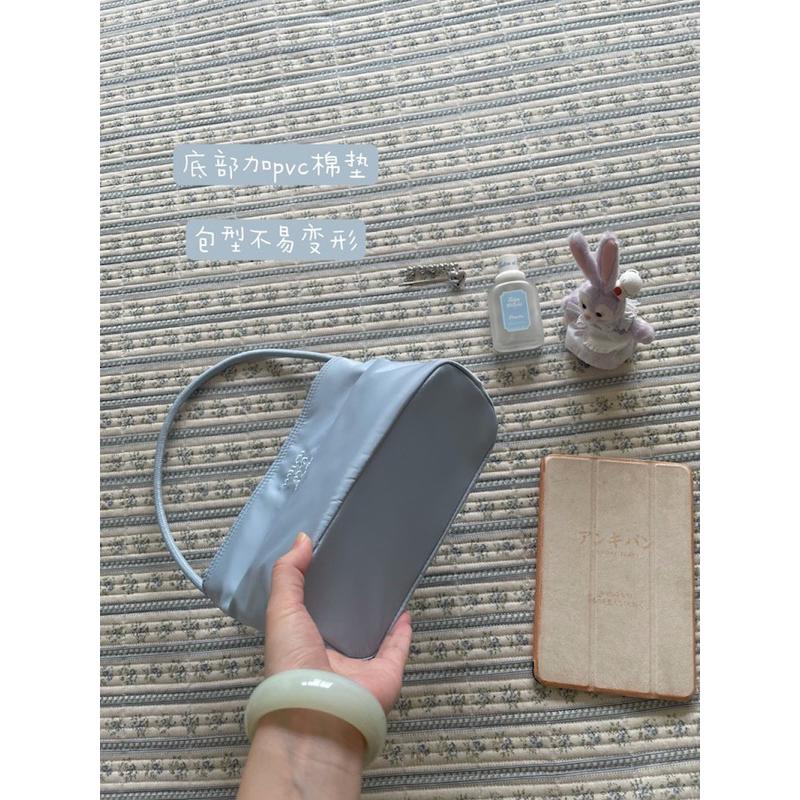 ʀᴏᴀɴɴᴀ_ᴋʀ自留🇰🇷韓國小眾mucu and ebony糖果色刺繡尼龍休閒腋下單肩手提女包-細節圖8