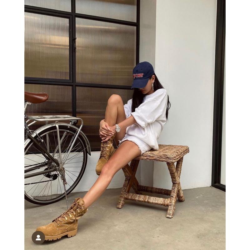 ʀᴏᴀɴɴᴀ_ᴋʀ孫芸芸同款✨韓國代購正品21夏季新款重工字母刺繡簡約經典復古帽子-細節圖2