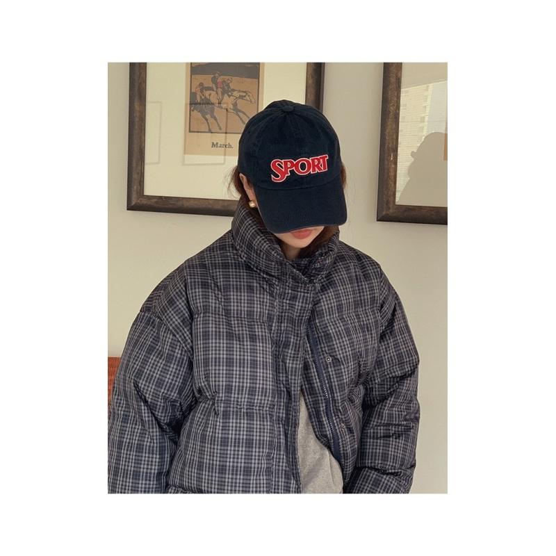 ʀᴏᴀɴɴᴀ_ᴋʀ孫芸芸同款✨韓國代購正品21夏季新款重工字母刺繡簡約經典復古帽子-細節圖5