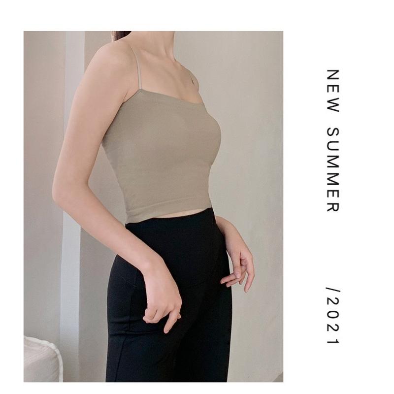 ʀᴏᴀɴɴᴀ_ᴋʀ完美遮副乳神器夏季新款黑色純色白色顯瘦乳膠墊無痕抹胸吊帶內衣背心女-細節圖5