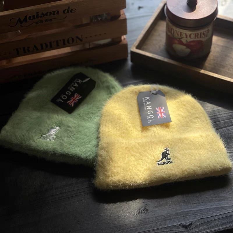 ʀᴏᴀɴɴᴀ_ᴋʀ請把這份溫暖帶走暖呼呼高手感外單高級感袋鼠毛絨毛線帽男女冬天加厚包頭帽顯臉小歐美針織冷帽暖冬帽-細節圖2