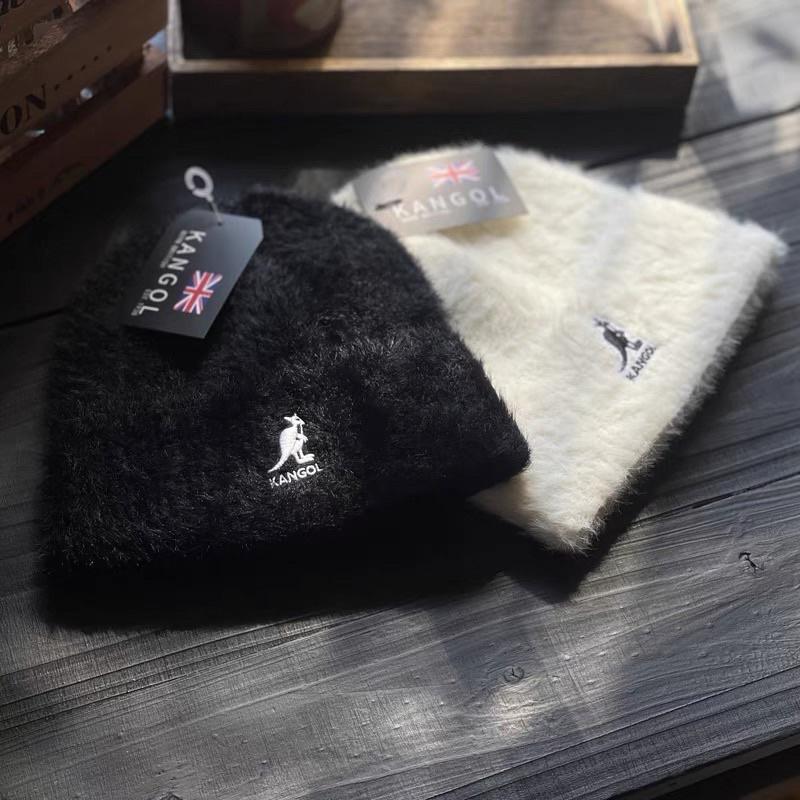 ʀᴏᴀɴɴᴀ_ᴋʀ請把這份溫暖帶走暖呼呼高手感外單高級感袋鼠毛絨毛線帽男女冬天加厚包頭帽顯臉小歐美針織冷帽暖冬帽-細節圖3