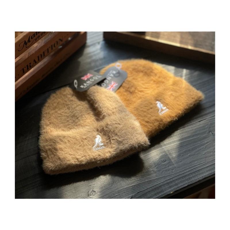 ʀᴏᴀɴɴᴀ_ᴋʀ請把這份溫暖帶走暖呼呼高手感外單高級感袋鼠毛絨毛線帽男女冬天加厚包頭帽顯臉小歐美針織冷帽暖冬帽-細節圖5