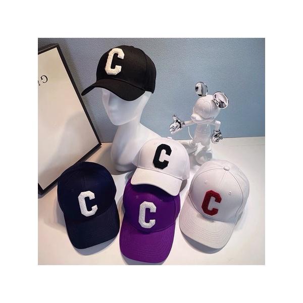 ʀᴏᴀɴɴᴀ_ᴋʀ孫芸芸同款✨完美修飾頭型時尚立體刺繡C字母百搭潮流棒球帽ins凹造型神器-細節圖5