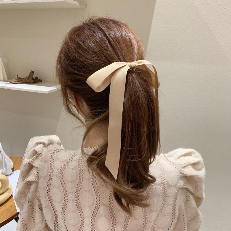 ʀᴏᴀɴɴᴀ_ᴋʀ正韓法式高級感髮梳髮插蝴蝶結髮繩髮飾-細節圖2
