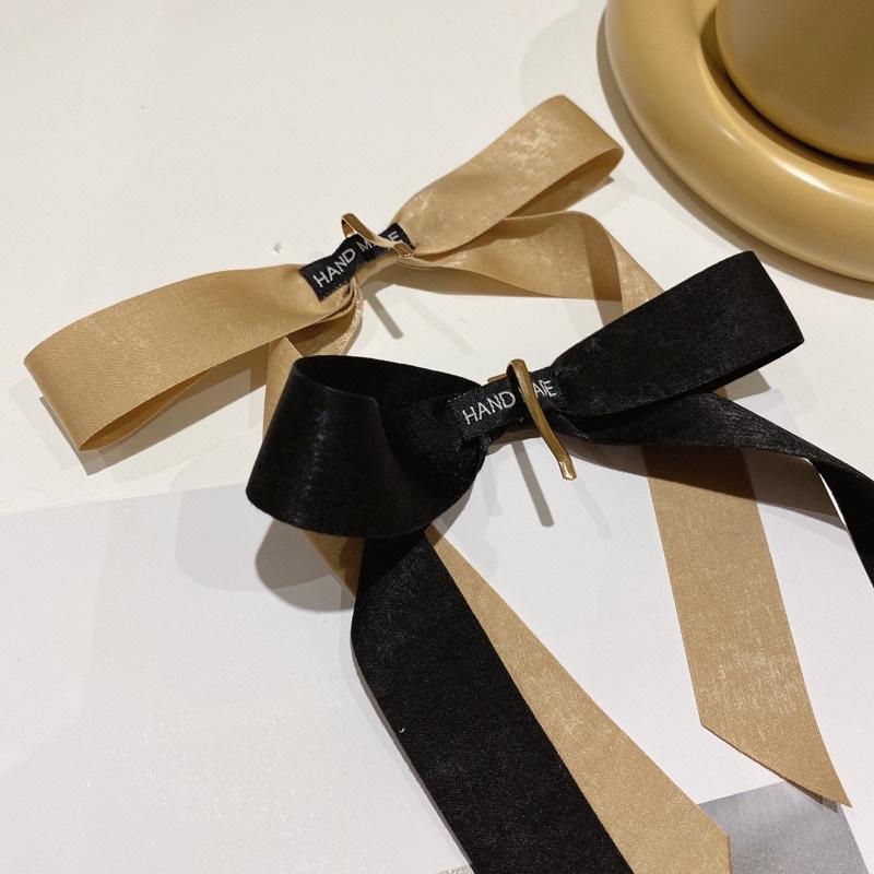 ʀᴏᴀɴɴᴀ_ᴋʀ正韓法式高級感髮梳髮插蝴蝶結髮繩髮飾-細節圖3