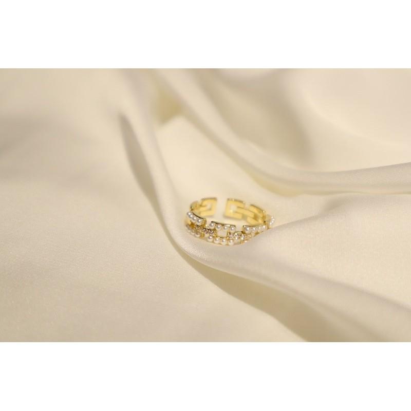 ʀᴏᴀɴɴᴀ_ᴋʀ正韓秀氣大方珍珠開口指戒-細節圖4