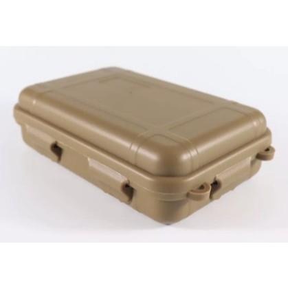 收纳盒 盒子 橙色 工具盒 小號 密封盒 野外生存收納盒 尺寸约：130*75mm 厚35mm 空盒子-細節圖6