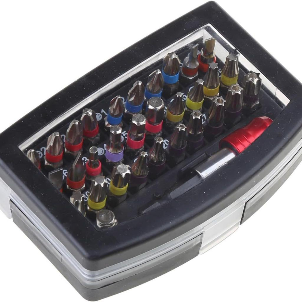 6.35mm 一字 十字 六角 螺絲起子 綜合起子組 32件組-細節圖2