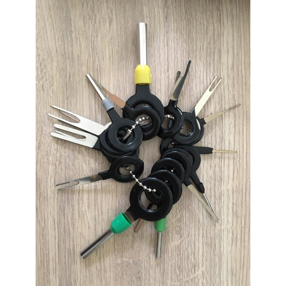 端子取出工具 含收納盒 18件 退針器 汽車端子退針器 退pin器 端子退針器 插頭退針器 維修工具 機車-細節圖2