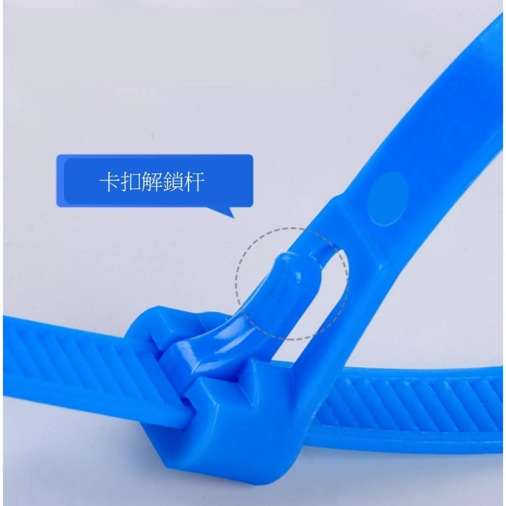 活扣尼龍紮帶 塑膠 黑色 拆卸解重複使用 尼龍束帶 紮線帶 電線束帶 寬7.5mm-細節圖7