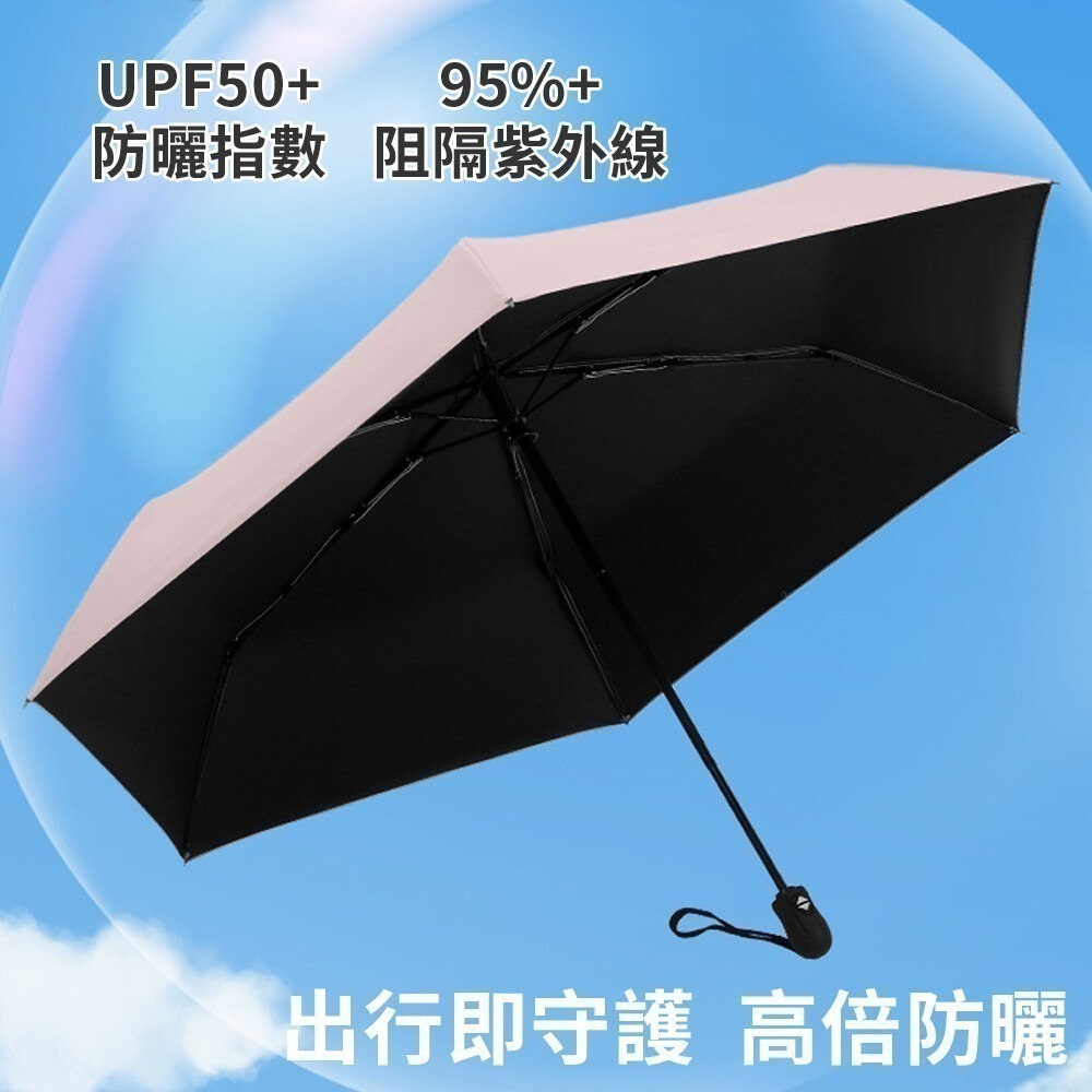 超級輕雨傘 羽量傘 六骨傘 迷你傘 UPF50+ 長26cm重226g 輕巧好收納 防曬傘 摺疊傘 自動傘 I501-細節圖4